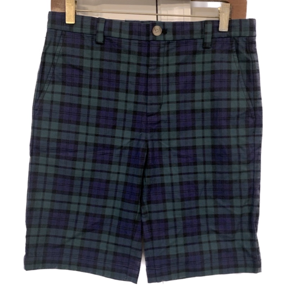 NEW Boys Vineyard Vines Blackwatch Breaker Shorts size 18